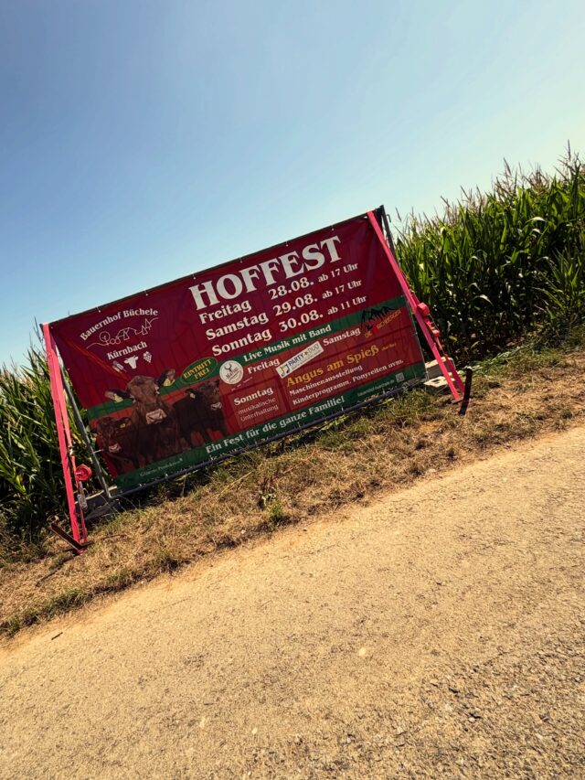 🎉 HOFFEST 2.0 – Es geht in die zweite Runde🚜🔥
Nach dem unglaublichen Erfolg im letzten Jahr legen wir noch eine Schippe drauf! Und Starten schon Freitags💥
Mehr Programm, mehr Stimmung, mehr Action und noch mehr unvergessliche Momente. 🐂🎶🍻

Wir sehen uns vom 28.–30.08.! 💚